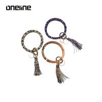 Fashion Personality Colorful Bracelet Leather Car Key Chain Chain Logo/Fashion Bracelets